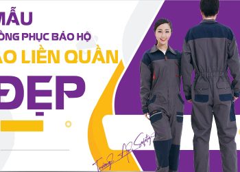 Mẫu đồng phục bảo hộ lao động Áo liền quần đẹp