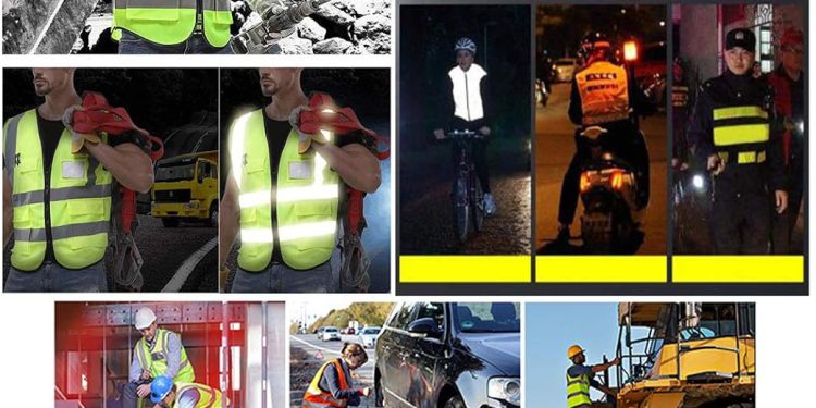 Những mẫu áo bảo hộ công trình có độ phản quang cao