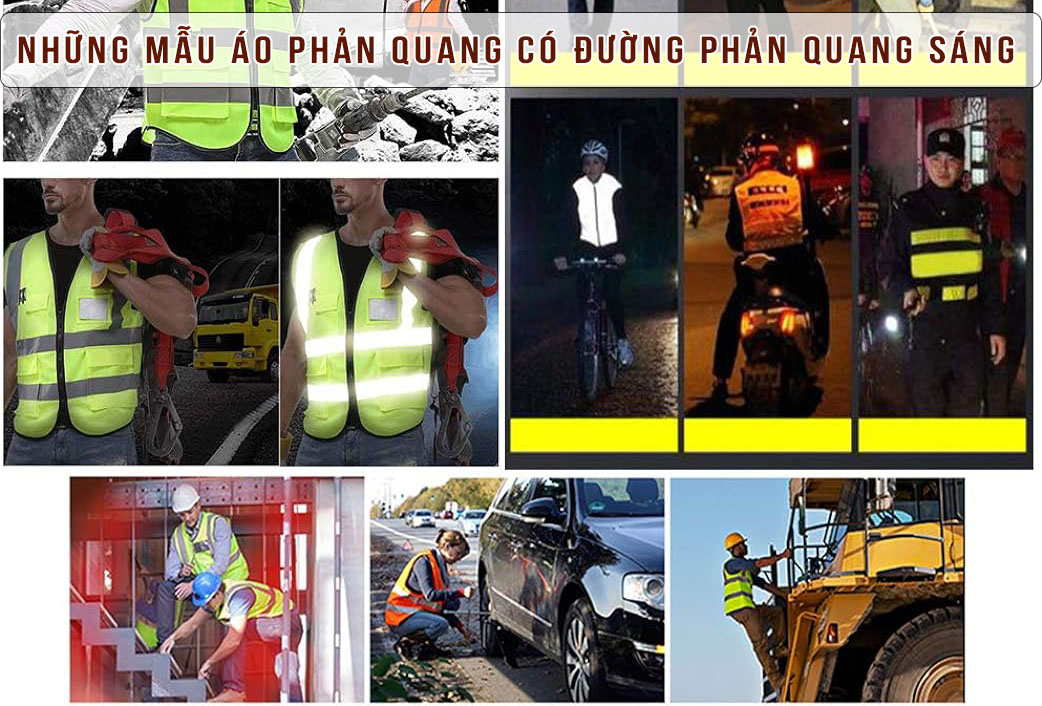 Những mẫu áo bảo hộ công trình có độ phản quang cao
