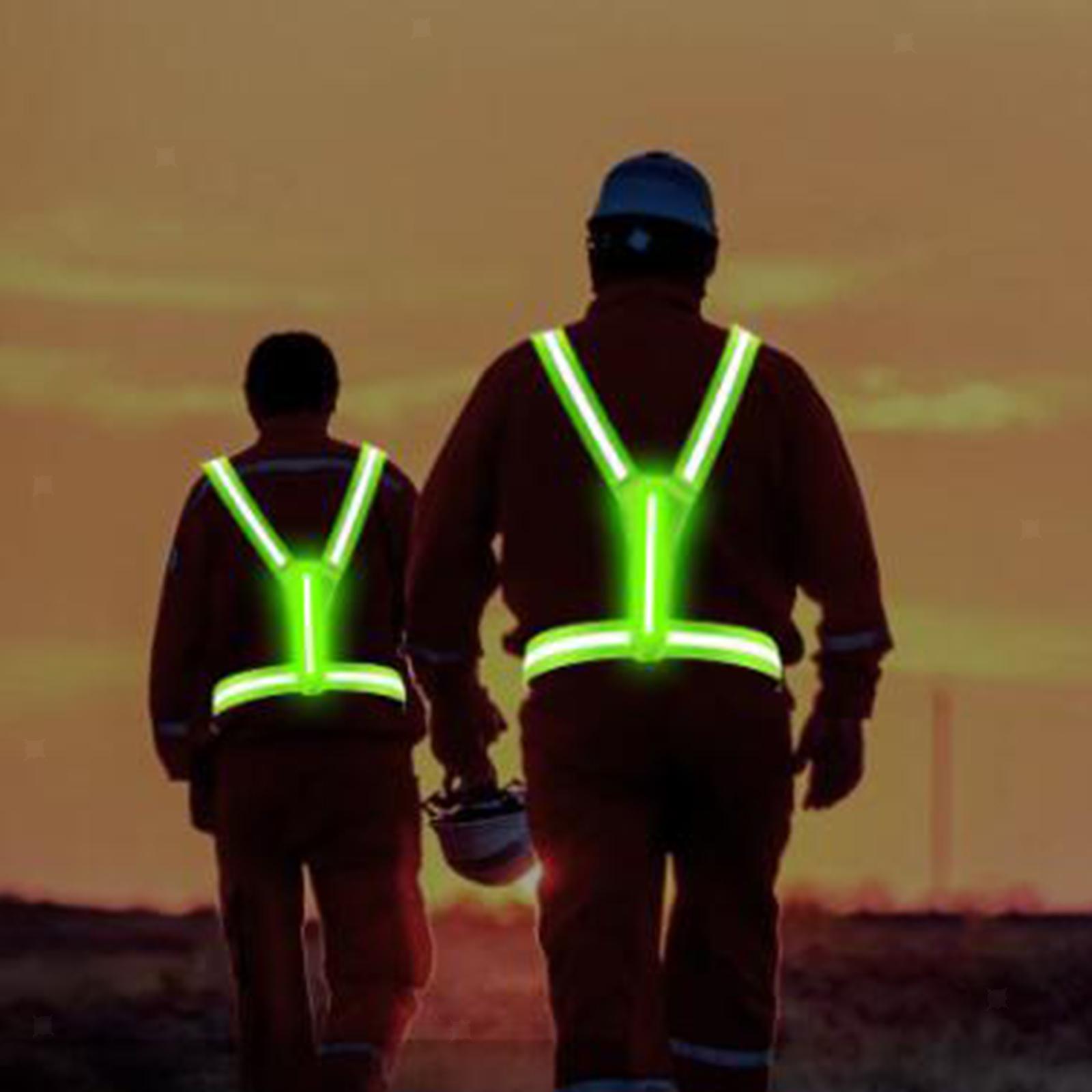 Dây phản quang chữ X hoạt động trong đêm