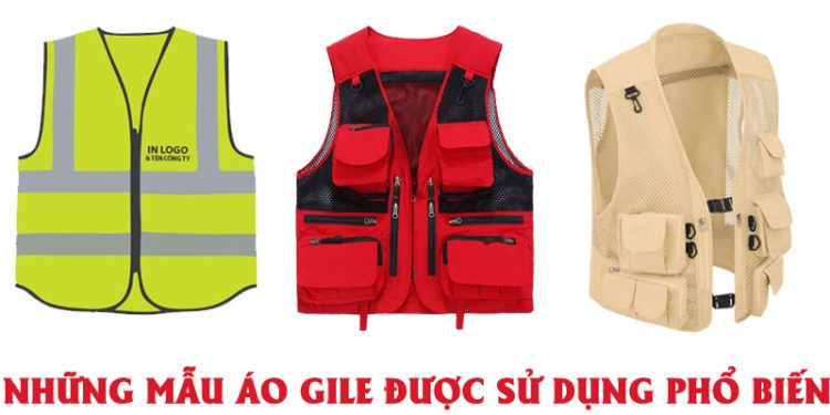 Áo gile bảo hộ phổ biến được sử dụng nhiều hiện nay