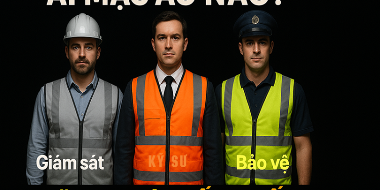 Giám sát – Kỹ sư – Bảo vệ mặc áo phản quang nào mới đúng?