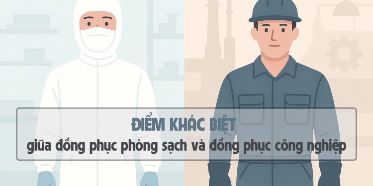 Điểm khác biệt giữa đồng phục phòng sạch và đồng phục công nghiệp