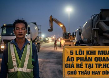 Cảnh báo 5 lỗi khi mua áo phản quang giá rẻ tại TPHCM mà chủ thấu hay dính chấu