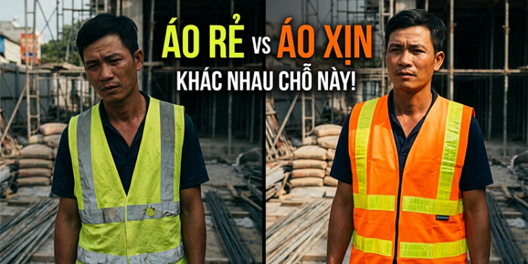 So sánh áo phản quang giá rẻ vs loại tốt – khác nhau chỗ nào?