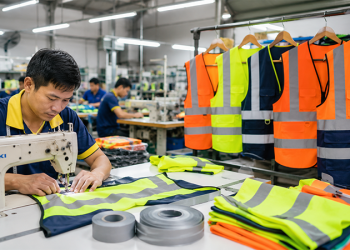 Xưởng sản xuất Áo phản quang tại TPHCM giá xưởng, May theo yêu cầu