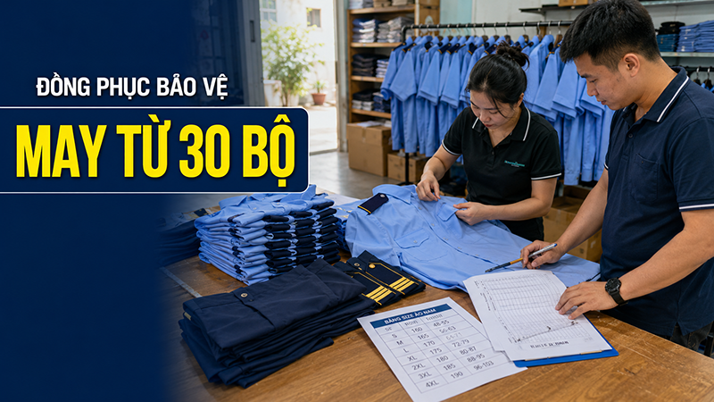 Quần Áo Bảo Vệ Tại Thủ Đức – Nhận May Từ 30 Bộ